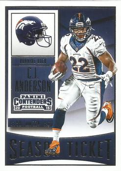 C.J. Anderson Denver Broncos 2015 Panini Contenders NFL #2